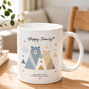<span class=keywords><strong>Taza</strong></span> de Café de Cerámica <span class=keywords><strong>Personalizada</strong></span> con Arte Familiar Impreso, 11 oz, <span class=keywords><strong>Taza</strong></span> Blanca para Sublimación, Diseño Personalizado con Retrato, Floral o Abstracto - Product Image 4