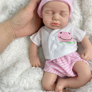 Full Body Zachte Solide Siliconen Bebe Reborn Pop Micro Loulou Meisje Kunstenaar Geschilderd Handgemaakt 30Cm Pasgeboren Baby Speelgoed Cadeau - Product Image 1