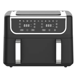 Offre Spéciale nouvel appareil de cuisine <span class=keywords><strong>Friteuse</strong></span> <span class=keywords><strong>à</strong></span> <span class=keywords><strong>air</strong></span> <span class=keywords><strong>à</strong></span> double panier 9 litres Double <span class=keywords><strong>deux</strong></span> zones <span class=keywords><strong>Friteuse</strong></span> <span class=keywords><strong>à</strong></span> vapeur <span class=keywords><strong>à</strong></span> 2 <span class=keywords><strong>paniers</strong></span> - Product Image 2