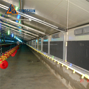Structure en acier de Chine Structure en acier léger préfabriqué <span class=keywords><strong>Poulailler</strong></span> pour poulets de chair <span class=keywords><strong>Poulailler</strong></span> pour volailles - Product Image 4