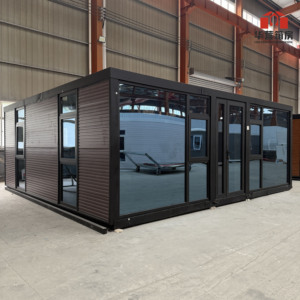 Sang trọng 20-Foot mở rộng <span class=keywords><strong>container</strong></span> nhà di động di động văn phòng nhà bếp phòng tắm nhỏ kỳ nghỉ nhà làm bánh sandwich Bảng điều khiển - Product Image 1