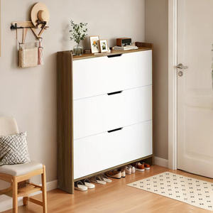 <span class=keywords><strong>Meuble</strong></span> <span class=keywords><strong>à</strong></span> <span class=keywords><strong>chaussures</strong></span> mural ultra-fin en bois massif pour entrée de maison, <span class=keywords><strong>petit</strong></span> appartement – Nouveauté 2025 – Meilleures ventes - Product Image 2