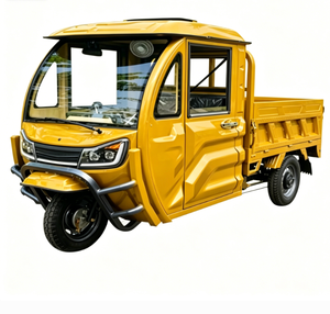 Tricycle de transport à carrosserie fermée avec deux portes, certification EEC COC, caisse de chargement de 1,5 m, capacité de charge de 500 kg, moteur de 1500 W - Product Image 3