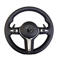 Volant en cuir pleine fleur personnalisé pour F10 F30 F31 M3 M5 2011, accessoire automobile (modernisation/mise à niveau)