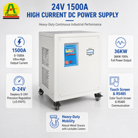 Alimentation électrique 1000 w 1500a/24V à haute puissance, réglable, 25V pour l'électrolyse industrielle et redresseur d'anodisage