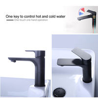 Robinets de lavabo chromés de vente chaude santé lavabo personnalisé dosé pour chambres avec Logos de santé personnalisés