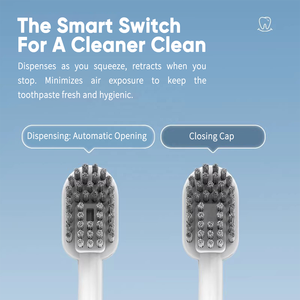 Cepillo de Dientes Giratorio Todo en Uno con Cerdas Suaves Reutilizables, Libera Pasta de Dientes Automáticamente, Compacto para Viajes y Uso en Hoteles - Product Image 3