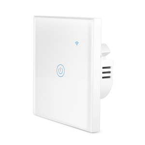 สวิตช์ไฟอัจฉริยะ Wirelesered Glass,สวิตช์ไฟ Wifi Touch No Neutral สีขาวสีดำทอง Tuya ชีวิตอัจฉริยะสำหรับบ้าน - Product Image 4