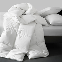 Couettes en duvet de plumes d'oie ultra-douces, respirantes, pour toutes les saisons, literie d'hôtel, couettes extra moelleuses, insert de couette blanc