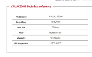 Vblp (OM) วาล์วระบายข้ามคู่พร้อมวาล์วตรวจสอบนำร่อง - Product Image 5