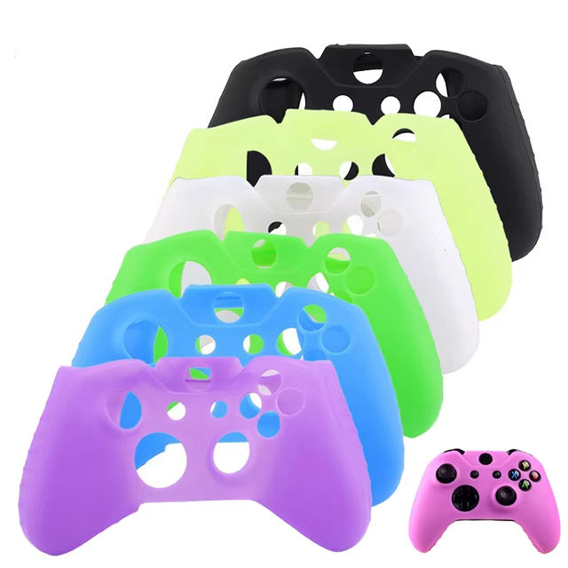 Wholesale New Anti-slip Grip Texture Soft Silicone Case Protective Skin Cover for Xbox One Controller