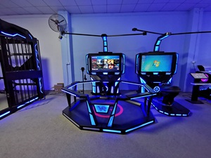 Equipo de Parque de Atracciones VR E-Space Walking plataforma de pie VR simulador <span class=keywords><strong>HTC</strong></span> <span class=keywords><strong>vive</strong></span> plataforma de simulador para la venta - Product Image 2
