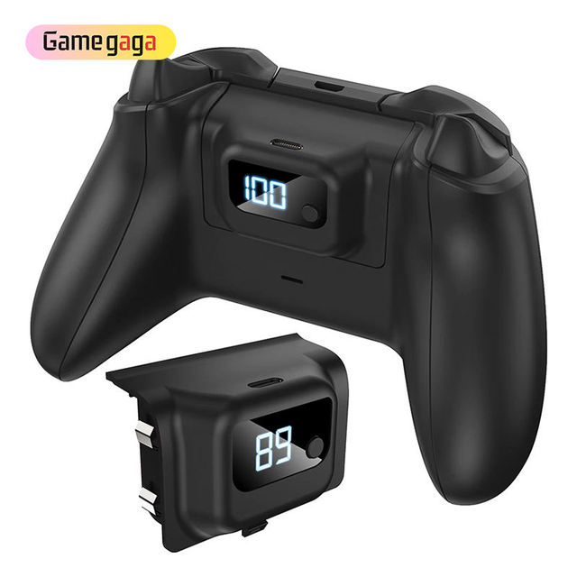 Gamegaga YZC-2036 1200mAh Rechargeable Battery Pack for Xbox ONE S/X/Elite Controller Fast Charging Gamepad Replacement Battery
