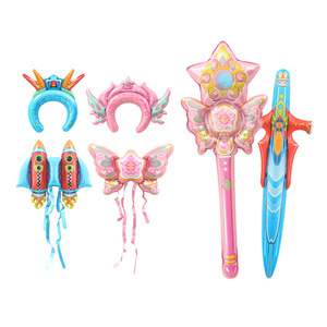 Nuevos Accesorios para Fotos de Niños, Diademas, Espadas, Varitas de Hadas, Alas de Mariposa, Globos de Aluminio de Princesa y Príncipe para Fiestas de Cumpleaños - Product Image 1