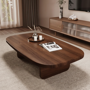 Vente en ligne de meubles de table basse modernes de haute qualité Table basse en bois naturel personnalisée avec plateau en bois pour le salon - Product Image 1