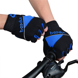 Guantes de Ciclismo Boton, Medios Dedos, Silicona, Absorción de Impactos, Antideslizantes, Unisex, para Ciclismo, Talla Adulto - Product Image 4
