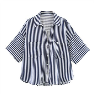 <span class=keywords><strong>Chemise</strong></span> décontractée pour <span class=keywords><strong>femme</strong></span> à col et manches larges pour un confort optimal – Tendance Sehe - Product Image 6