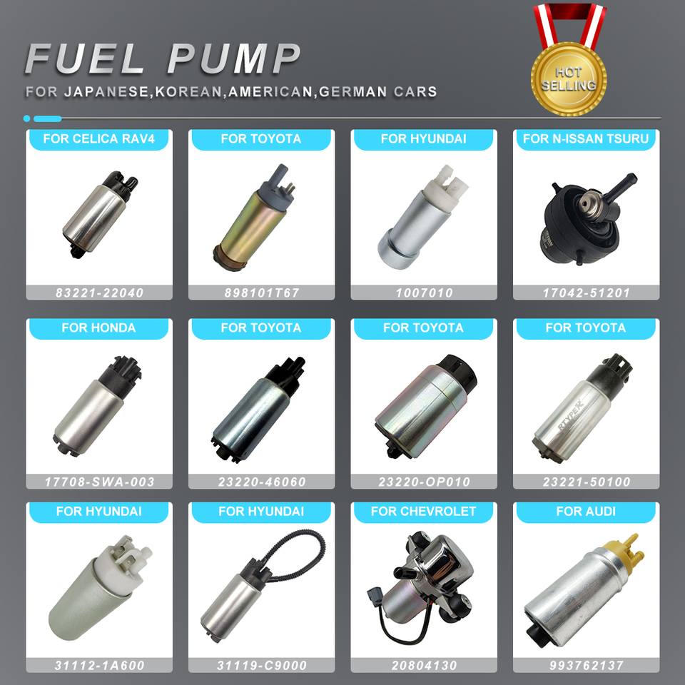 Car Electric Bomba De Combustible Fuel Pump For Toyota Nissan Yamaha Hyundai Chevrolet Denso Delphi Suzuki Isuzu Bmw VW Bosch