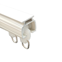 Rail de rideau en aluminium, accessoires de salon modernes et durables, sans alimentation, montage au plafond