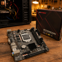 PCWINMAX Grosir Motherboard H61 LGA1155 DDR3 16GB MATX PCIe 3.0 Mendukung CPU Generasi ke-2 dan ke-3 OEM Tersedia untuk Rakitan Desktop