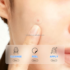 Пластырь от прыщей для лица, гидроколлоидный, с салициловой кислотой, маслом чайного дерева и календулой, ночное заживление, защита кожи, наклейка - Product Image 6