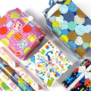 Big Size Roll Gift Wrapping Paper Cartoon Birthday Pattern Creative Package Kit With Color <b>Balloons</b> - Product Image 2