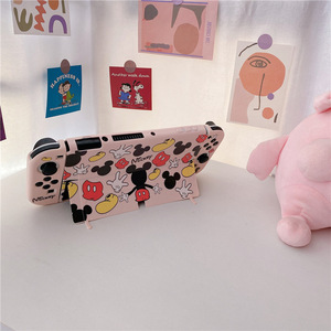 Cho chuyển đổi NS OLED Bìa phim hoạt hình dễ thương <span class=keywords><strong>Mickey</strong></span> chuyển đổi trường hợp trẻ em Trò chơi giao diện điều khiển phụ kiện chống rơi chuyển đổi bảo vệ trường hợp - Product Image 4