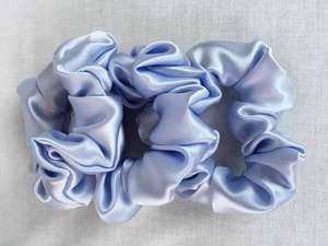 Corda de cabeça de seda pura, acessórios de borracha, cuidados macios, luxuosos, scrunchie - Product Image 6
