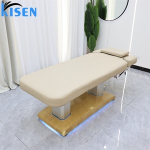 KISEN - Lit de massage électrique inclinable et réglable en hauteur avec base en acier inoxydable pour salon de beauté et soins du visage - Product Image 4
