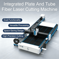 Nouvelle découpeuse laser à fibre pour plaques et tubes de type ouvert 1500W-12000W, source Raycus, CypCut, mandrin 240mm/350mm, commande CNC, DXF, 20mm 25mm, 3 axes