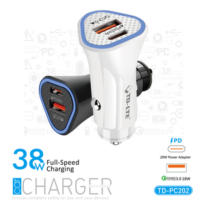 Por encargo Precio al por mayor de baja tensión del teléfono de 3 puertos Flush Usb C Pd Tipo-C Qc3.0 Mini <span class=keywords><strong>Mi</strong></span> cargador de coche - Product Image 2