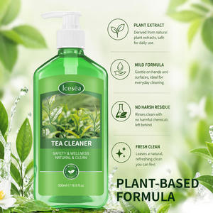 ICESEA Detergente Líquido Natural con Aroma a Té para Vajilla Desechable, Limpiador de Platos 500ml, Marca Privada - Product Image 4