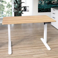 Cadre de bureau électrique moderne à moteur unique, convertible, robuste, réglable en hauteur et en largeur, pour usage commercial