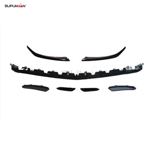 Kit de parachoques delantero de rendimiento negro brillante SPM ABS para <span class=keywords><strong>MERCEDES</strong></span> BENZ Clase <span class=keywords><strong>C</strong></span> w177 Kit de cuerpo de labio delantero accesorios de estilo <span class=keywords><strong>AMG</strong></span> <span class=keywords><strong>2019</strong></span> + - Product Image 2