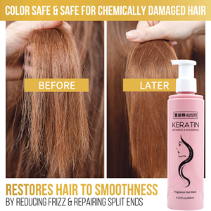 <span class=keywords><strong>Maschera</strong></span> personalizzabile per <span class=keywords><strong>capelli</strong></span> alla cheratina con fragranza <span class=keywords><strong>nutriente</strong></span> e crema per il trattamento brillante per <span class=keywords><strong>capelli</strong></span> danneggiati - Product Image 6