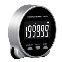 Multi Functional Digital Roller Electronic Ruler for Measuring Straight and Curved Surfaces Using a Measuring Tape