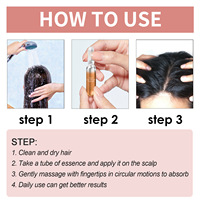 Meilleur produit anti-chute de cheveux Soins capillaires Huile essentielle Renforcement capillaire Ampoules