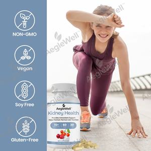 AegleWell Label pribadi alami pembersih ginjal kapsul suplemen kesehatan untuk pembersihan ginjal urin Detox dan perbaikan - Product Image 5