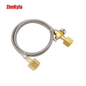 Sodastream CO2 Tank Cylinder Refill <b>Station</b> Air <b>Tools</b> Filling Charging Adapter 1.5m Stainless Steel Braid Hose 3000PSI Pressure - Product Image 5