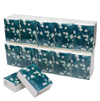 Mouchoirs de poche miniatures personnalisables, de qualité supérieure, 100% bambou blanc, marque OEM, pour un usage domestique sans noyau, recyclés, 2 plis, modèle BN01