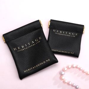 定制标志PU皮革拉链袋防水旅行储物袋女士化妆刷字母图案风格串 - Product Image 4