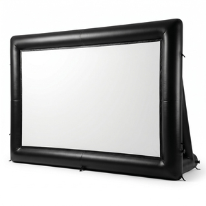 จอโปรเจคเตอร์เป่าลมแบบพกพาสำหรับใช้งานกลางแจ้ง ทนทานและปรับแต่งได้ - Product Image 1