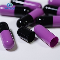 Wecaps Capsules vides imprimées sur mesure Capsules végétales Hpmc Capsules vides Taille 3 et 4 Capsules végétales