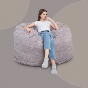 Welcome Gifts <strong>Faux</strong> <strong>Fur</strong> Cotton Portable Fashion Bean Bag Chair Giant Fabric Furniture 7ft Indoor Large <strong>Beanbag</strong> - Product Image 6