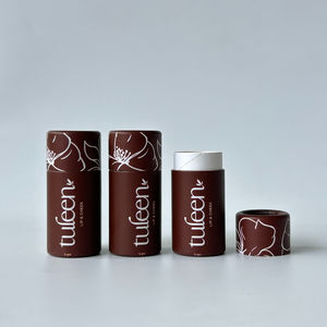 Push up Deodorant Stick in Organic Paper Packaging Biodegradable 10g <b>Lip</b> <b>Balm</b> <b>Container</b> Push up <b>Lip</b> <b>Balm</b> Chapstick Paper Tubes - Product Image 4
