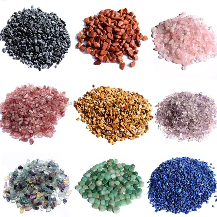 Many Kinds Natural Quartz Crystal Chips Healing Crystal Tumbled With Bulk Price