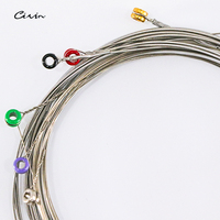 Factory Price High Quality CIVIN AE100 Custom Size 09/42 Nickel Alloy Wound Colorful End Steel Strings Silver Ball End Guitar