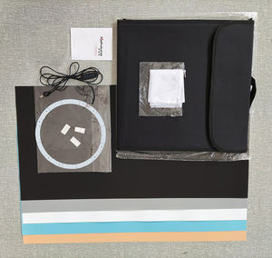 <span class=keywords><strong>Fond</strong></span> en PVC de 40 cm (16 pouces) pour boîte à lumière avec boîtes à lumière LED, accessoires de <span class=keywords><strong>studio</strong></span> <span class=keywords><strong>photo</strong></span> pour la photographie - Product Image 2