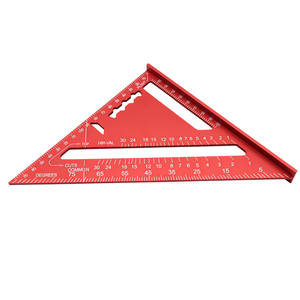 7 Zoll Aluminiumlegierung Rechtwinkliges Lineal 90 Grad Dreieck-Winkellineal 18cm Holzbearbeitungslineal - Product Image 6