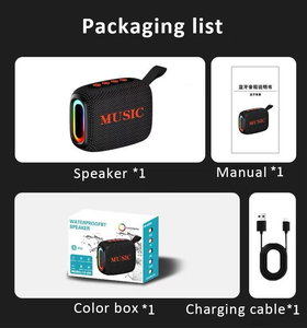 Tragbare Lautsprecher Portable Music Player Sound <b>Box</b> Outdoor Speakers Waterproof Wireless with Rgb Light - Product Image 3